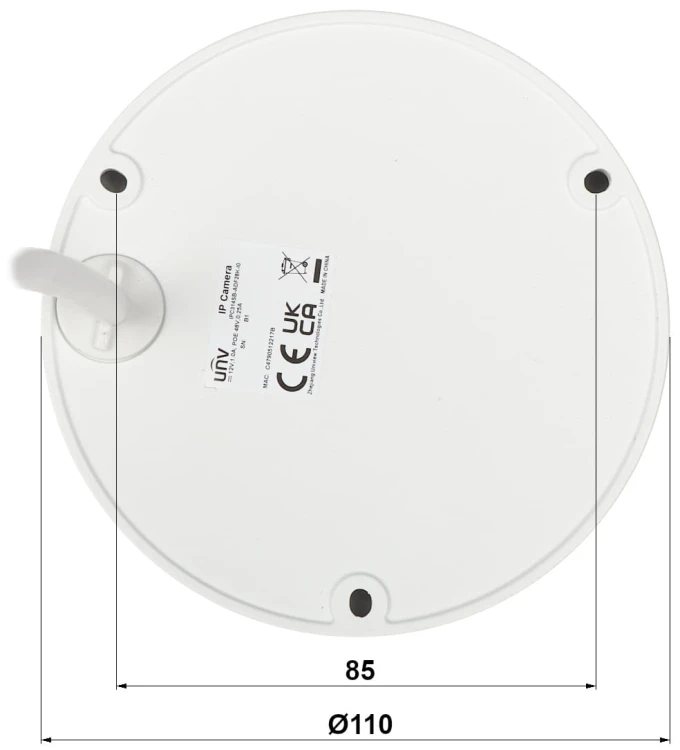 KAMERA WANDALOODPORNA IP IPC314SB-ADF28K-I0 - 4Mpx 2.8mm UNIVIEW-1568388