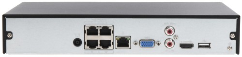 REJESTRATOR IP NVR4104HS-P-4KS3 4 KANAŁY, 4 PoE DAHUA-1629164