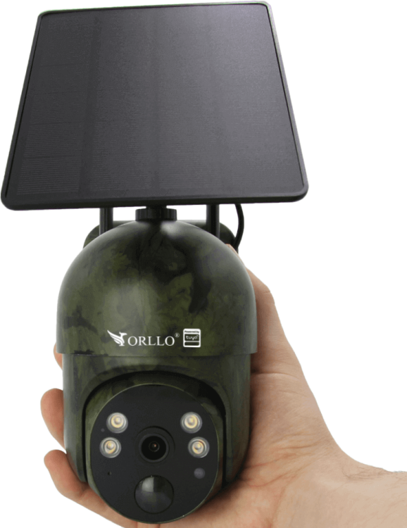 Kamera IP Orllo Bezprzewodowa 4G LTE Obrotowa z Panelem Solarnym ORLLO TZ1 MORO-1619287