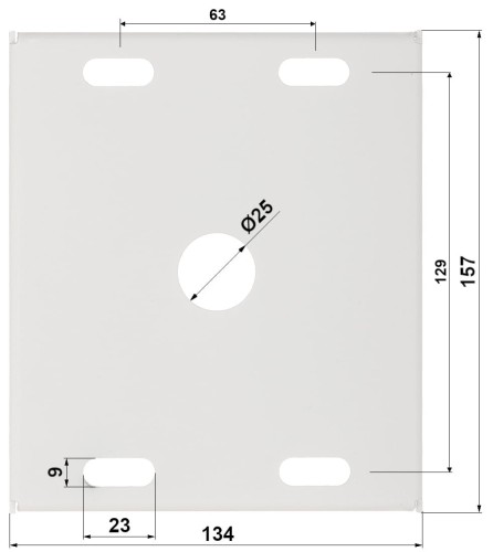 BLACHA MONTAŻOWA BM-130X160/ECO-1623337