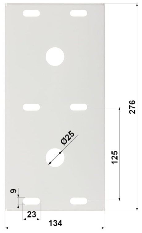 BLACHA MONTAŻOWA BM-130X280/ECO-1623340