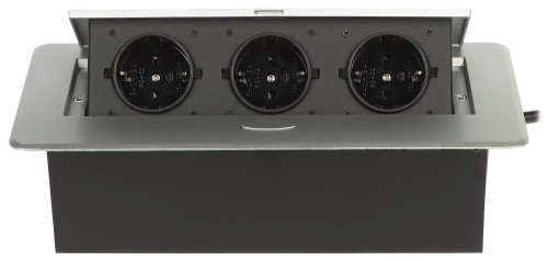 LISTWA ZASILAJĄCA MEBLOWA FPS-3S/CABLE (3 GNIAZDA)-1622923