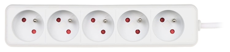 LISTWA ZASILAJĄCA PR-1.5M-5G/W (5 GNIAZD) 1.3m-1568112