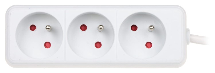 LISTWA ZASILAJĄCA PR-3M-3G/W (3 GNIAZDA) 2.8m-1664855