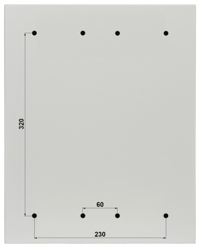 HERMETYCZNA SZAFA RACK WISZĄCA R10-6U/230/L-1582072