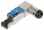 WTYK MODULARNY KĄTOWY EKRANOWANY RJ45/FTP6A-HAND-KAT-1446086