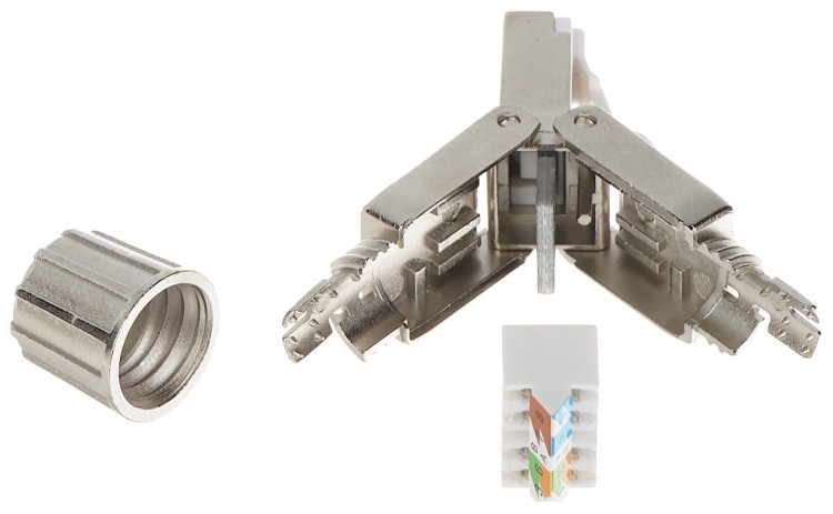 WTYK MODULARNY EKRANOWANY RJ45/FTP8-HAND-1446100