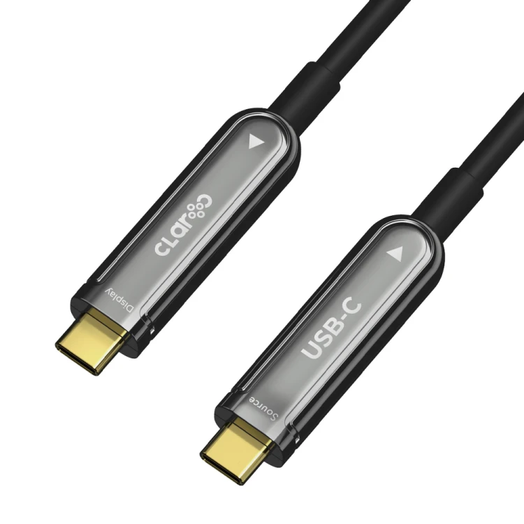 Claroc Kabel optyczny USB-C 4K@60Hz 10 m-1637644