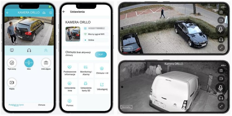 Kamera IP Orllo Z7 Pro zewnętrzna obrotowa GSM 4MPx-1680441