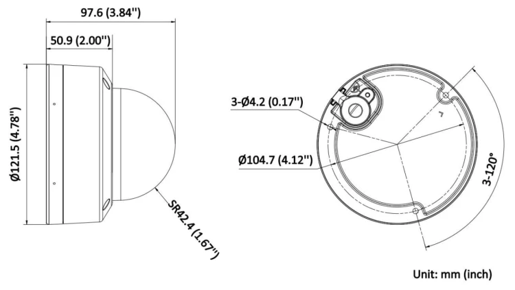 KAMERA WANDALOODPORNA IP DS-2CD1743G2-LIZU(2.8-12MM) Smart Hybrid Light - 3.7Mpx Hikvision-1669303