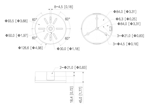 UCHWYT KAMERY PFA1320R DAHUA-1688366