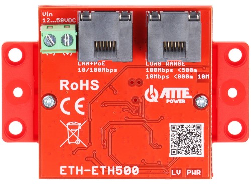EXTENDER ETHERNET+PoE ETH-ETH500-SET ATTE-1648332