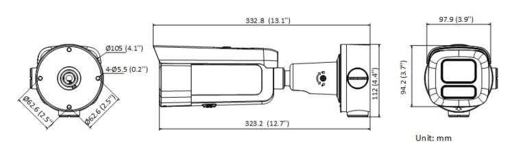 KAMERA WANDALOODPORNA IP DS-2CD2643G2-LIZS2U(2.8-12MM) Smart Hybrid Light AcuSense - 4Mpx - MOTOZOOM Hikvision-1696406