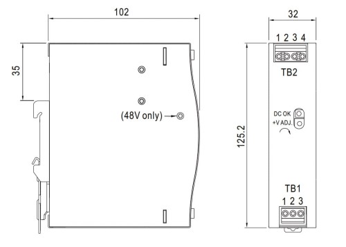 ZASILACZ IMPULSOWY NDR-75-12 MEAN WELL-1672874