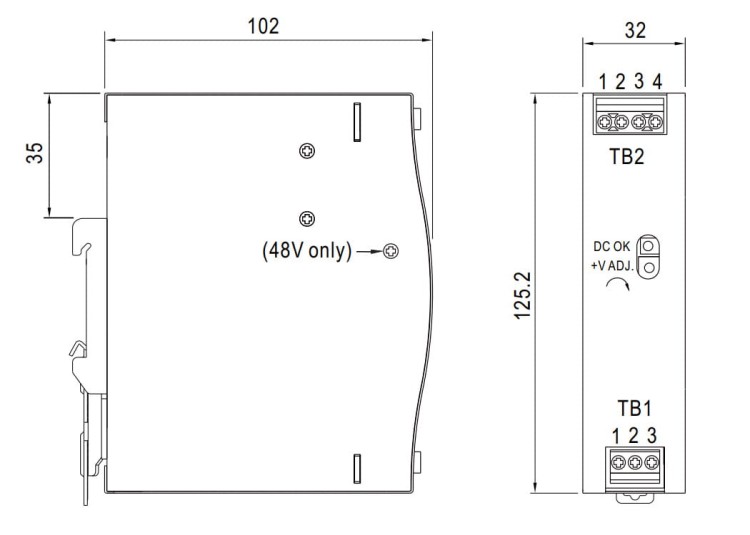 ZASILACZ IMPULSOWY NDR-75-12 MEAN WELL-1672874