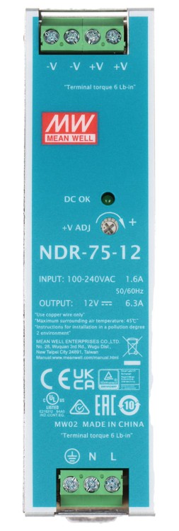 ZASILACZ IMPULSOWY NDR-75-12 MEAN WELL-1672870