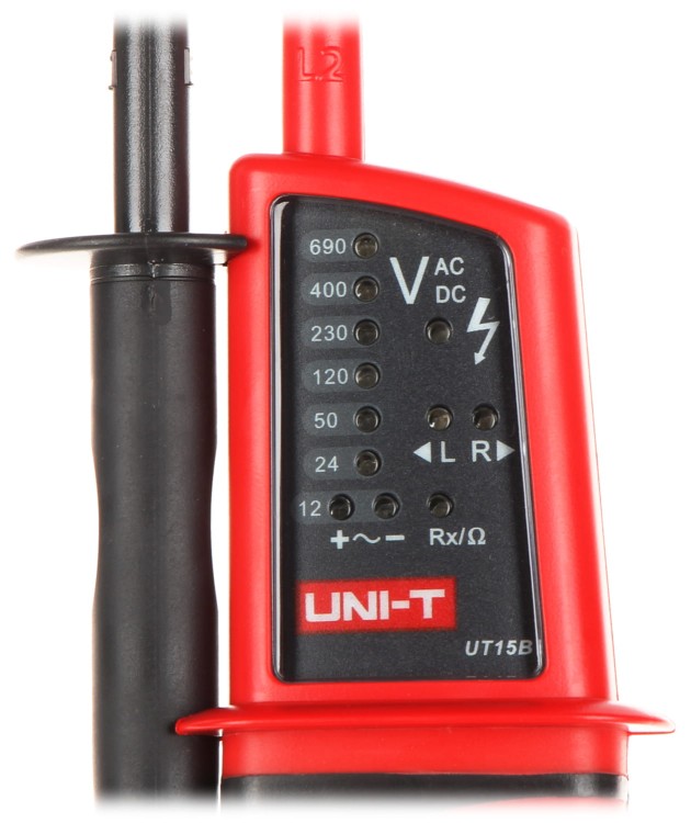 WSKAŹNIK NAPIĘCIA I KOLEJNOŚCI FAZ UT-15B UNI-T-1333108