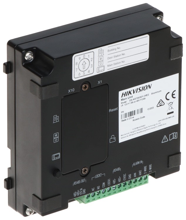 ZESTAW WIDEODOMOFONOWY DS-KIS704EY-ACF2/ALUMINUM Hikvision-1703899