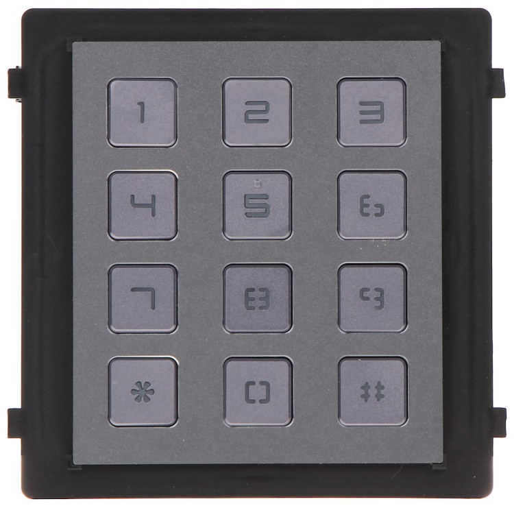 ZESTAW WIDEODOMOFONOWY DS-KIS704EY-ACF2/ALUMINUM Hikvision-1703901