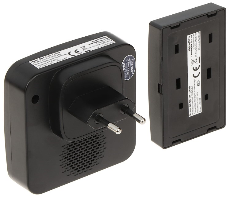 DZWONEK BEZPRZEWODOWY BEZBATERYJNY OR-DB-MT-156 AC 230V ORNO-1560642