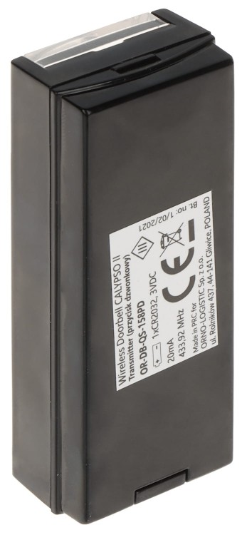 DZWONEK BEZPRZEWODOWY CALYPSO II AC OR-DB-QS-159 AC 230V ORNO-1324490