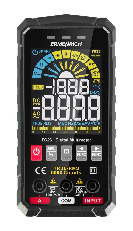 Uniwersalny miernik cyfrowy Ermenrich Zing TC26-1702515