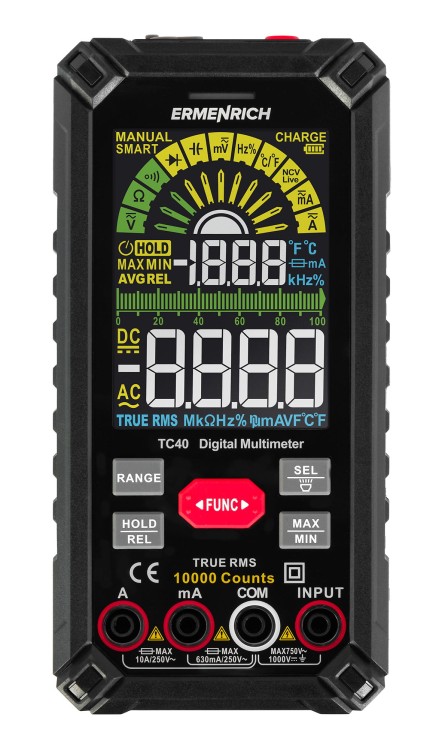 Uniwersalny miernik cyfrowy Ermenrich Zing TC40-1702561