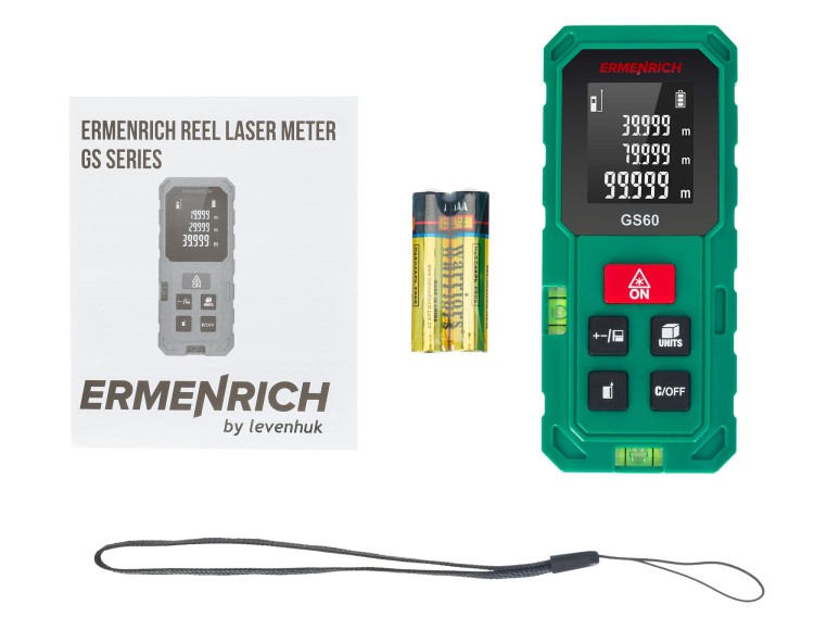 Miernik laserowy Ermenrich Reel PLUS GS60-1646997