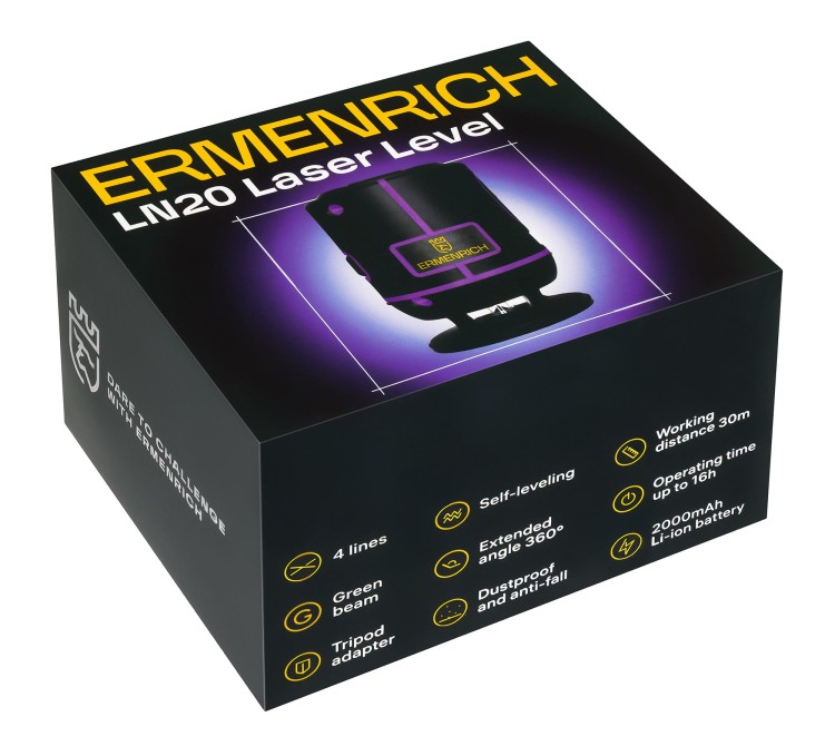 Poziomica laserowa Ermenrich PLUS LN20-1694463