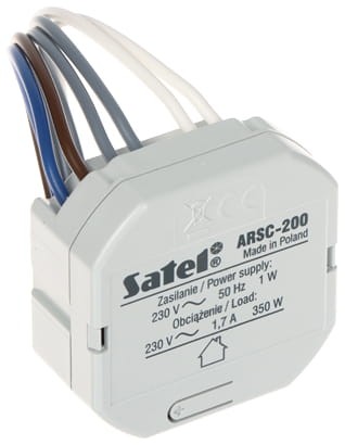 INTELIGENTNY STEROWNIK ROLET ARSC-200 BE WAVE 230V AC SATEL-1683220