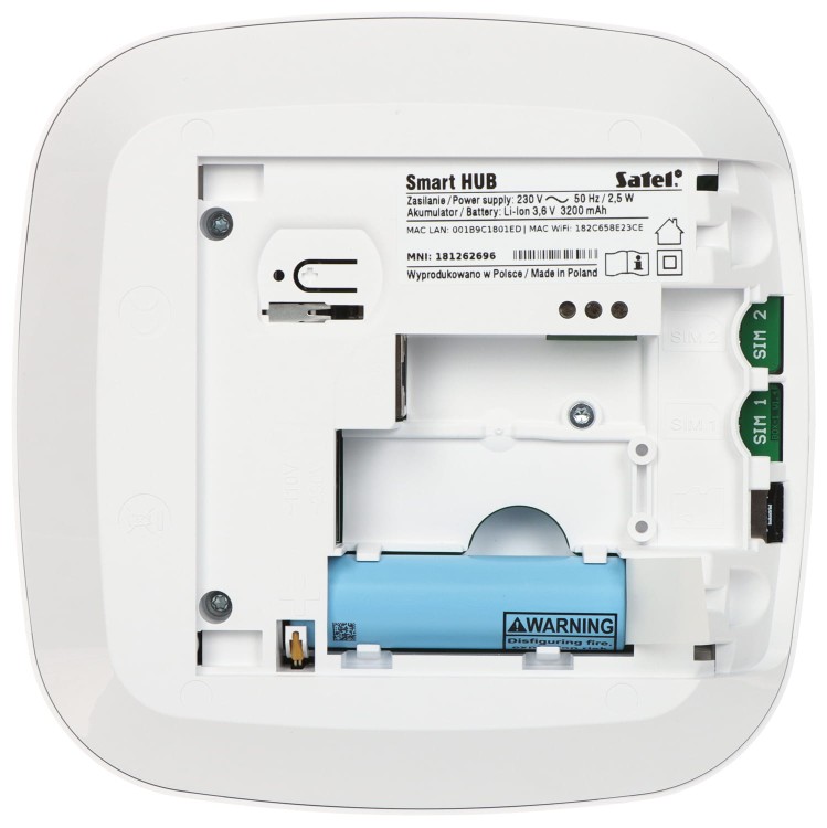 KONTROLER SYSTEMU BEZPRZEWODOWEGO SMART-HUB BE WAVE SATEL-1696596