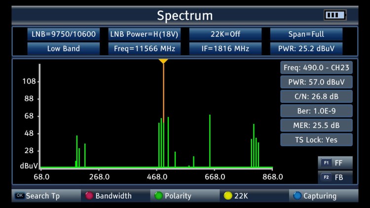UNIWERSALNY MIERNIK ST-6986 DVB-T/T2 DVB-S/S2 DVB-C SIGNAL-1319165