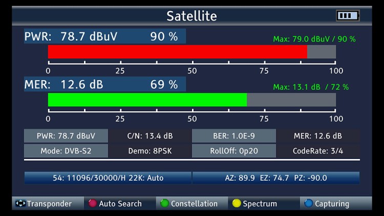 UNIWERSALNY MIERNIK ST-6986 DVB-T/T2 DVB-S/S2 DVB-C SIGNAL-1319164