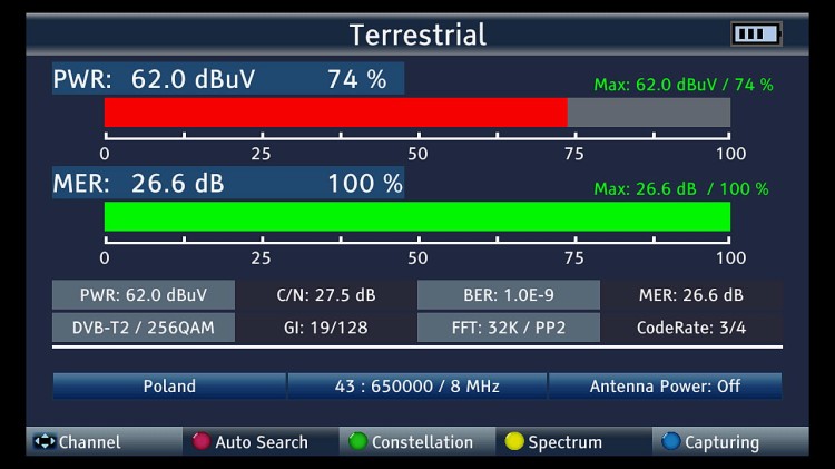 UNIWERSALNY MIERNIK ST-6986 DVB-T/T2 DVB-S/S2 DVB-C SIGNAL-1319162