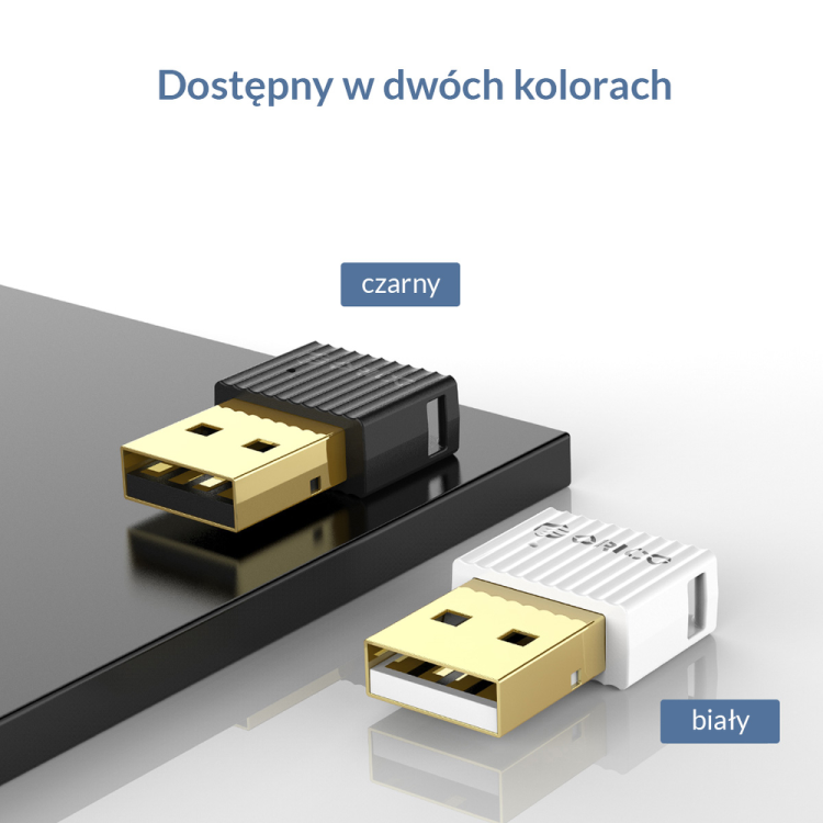 Orico Adapter Bluetooth 5.0 USB-A biały-1634454