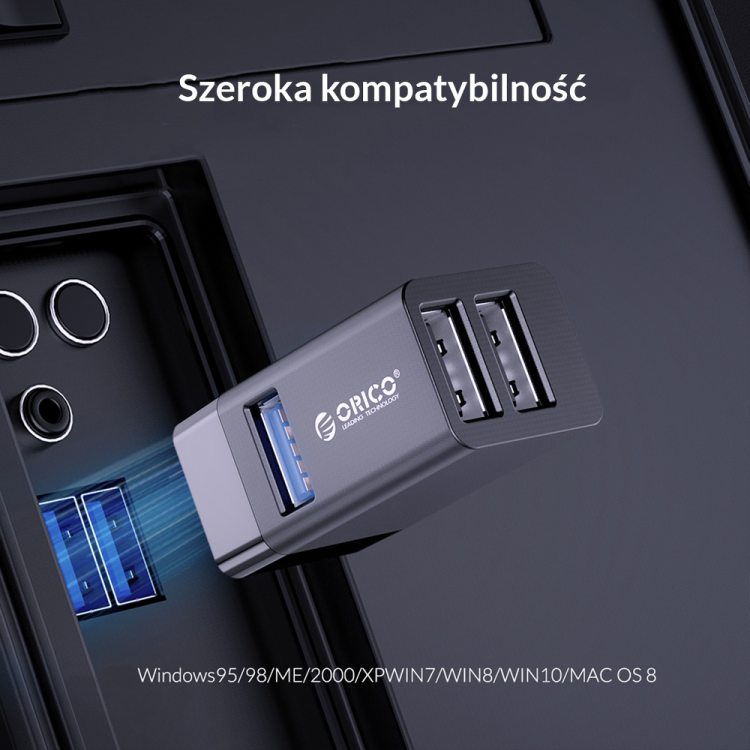 Orico Hub USB 5Gbps mini 3xUSB-A-1277421