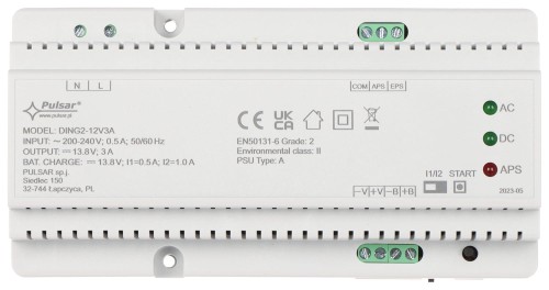 ZASILACZ BUFOROWY IMPULSOWY DING2-12V3A PULSAR-1628822