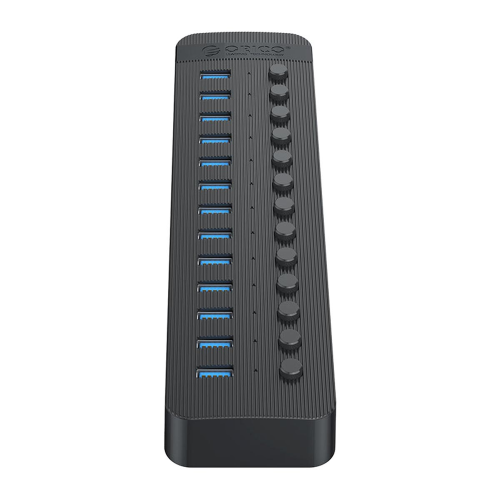Orico Aktywny hub 13*USB-A 5Gbps BC 1.2 60W czarny-1639147