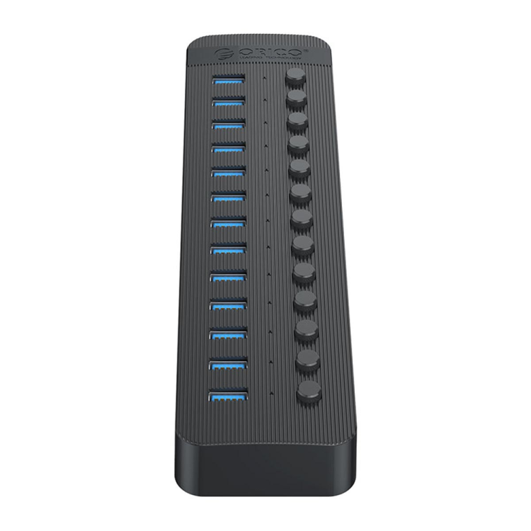 Orico Aktywny hub 13*USB-A 5Gbps BC 1.2 60W czarny-1639147
