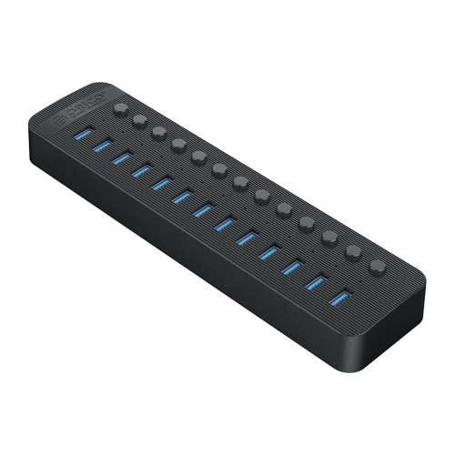 Orico Aktywny hub 13*USB-A 5Gbps BC 1.2 60W czarny-1639145