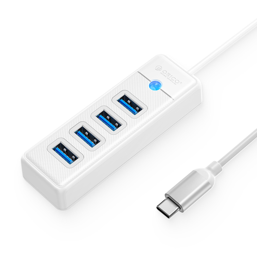 Orico Hub USB-C 4x USB-A 3.1 biały-1654339