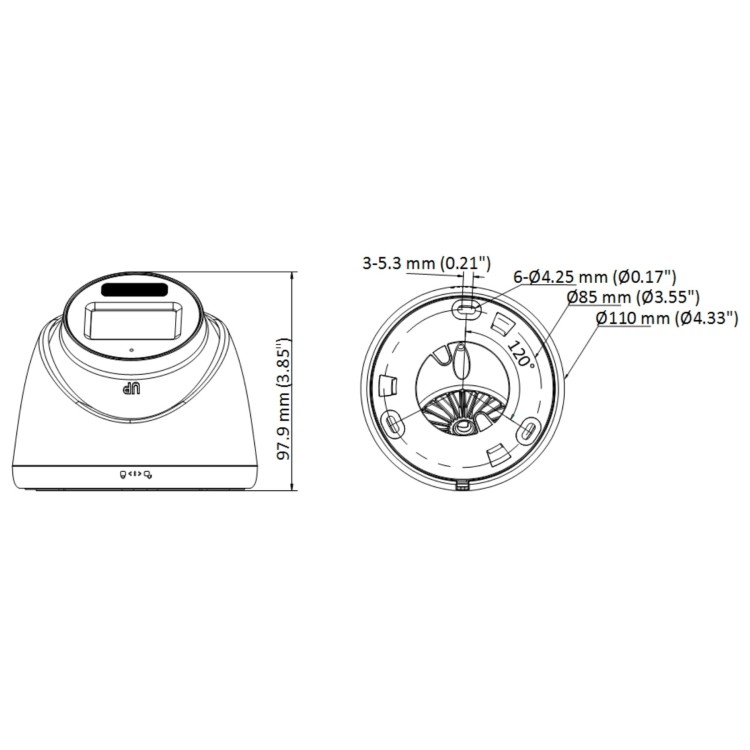 KAMERA AHD, HD-CVI, HD-TVI, PAL DS-2CE78U0T-LF(2.8MM) Smart Hybrid Light - 8.3Mpx 4K UHD 2.8mm Hikvision-1764787