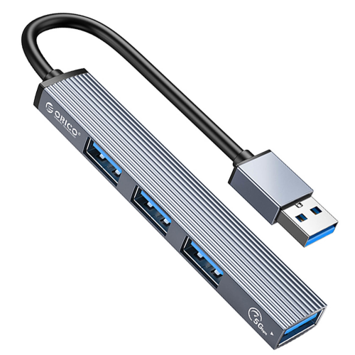 Orico Hub USB 5Gbps 1*USB-A 3.1, 3*USB-A 2.0, aluminiowy-1782167