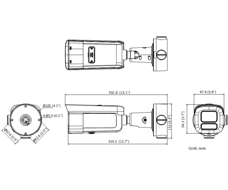 KAMERA WANDALOODPORNA IP DS-2CD2683G2-LIZS2U/SL(2.8-12MM)/PL Smart Hybrid Light AcuSense - 8Mpx - MOTOZOOM Hikvision-1805814