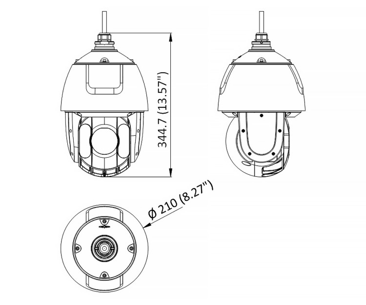 KAMERA IP SZYBKOOBROTOWA DS-2DE5425IW-AE(T5)/PL - 4Mpx 4.8... 120mm Hikvision-1790354