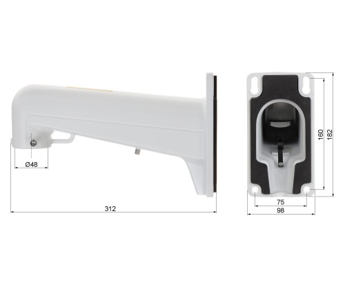 KAMERA IP SZYBKOOBROTOWA DS-2DE7A232IW-AEB(T5)/PL AcuSense - 1080p 4.8... 153mm Hikvision-1789590