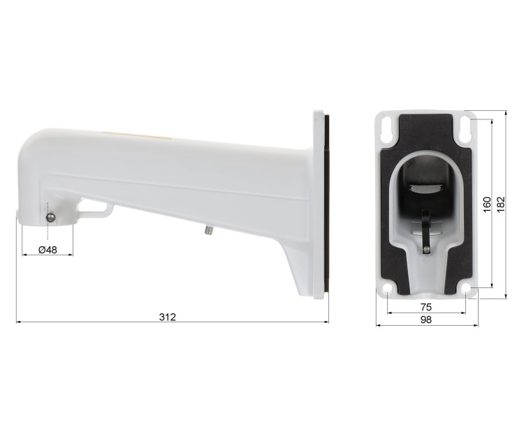 KAMERA IP SZYBKOOBROTOWA DS-2DE7A232IW-AEB(T5)/PL AcuSense - 1080p 4.8... 153mm Hikvision-1789590