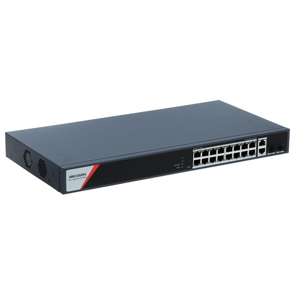 SWITCH POE DS-3E1520HP-SI-16P2T2F 16-PORTOWY SFP Hikvision-1790662