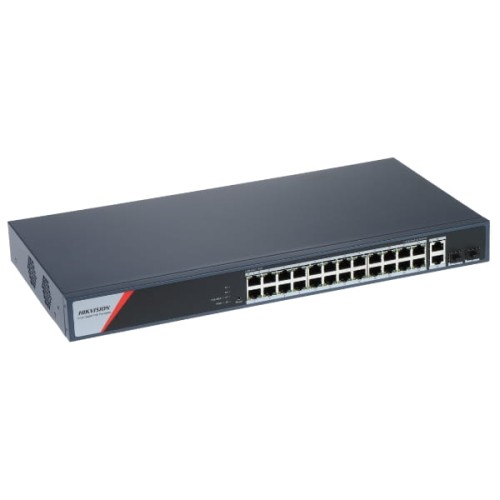 SWITCH POE DS-3E1528HP-SI-24P2T2F 24-PORTOWY SFP Hikvision-1806109