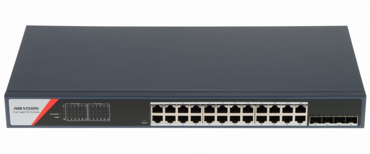 SWITCH POE DS-3E1528P-SI-24P4F 24-PORTOWY SFP Hikvision-1806087